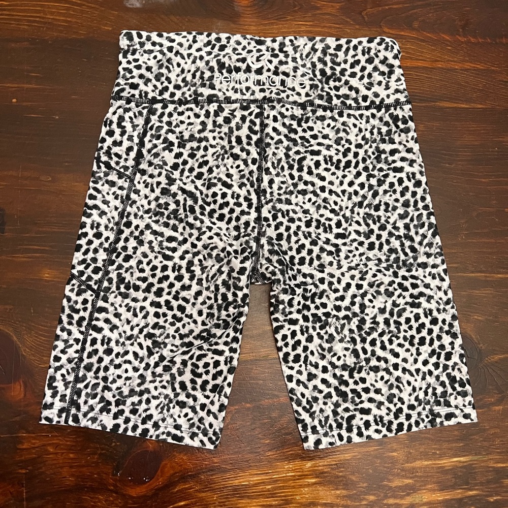 Calvin Klein performance white leopard bike shorts - Picture 3 of 6